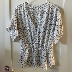 Floral Blouse, Size M by Sienna Sky
